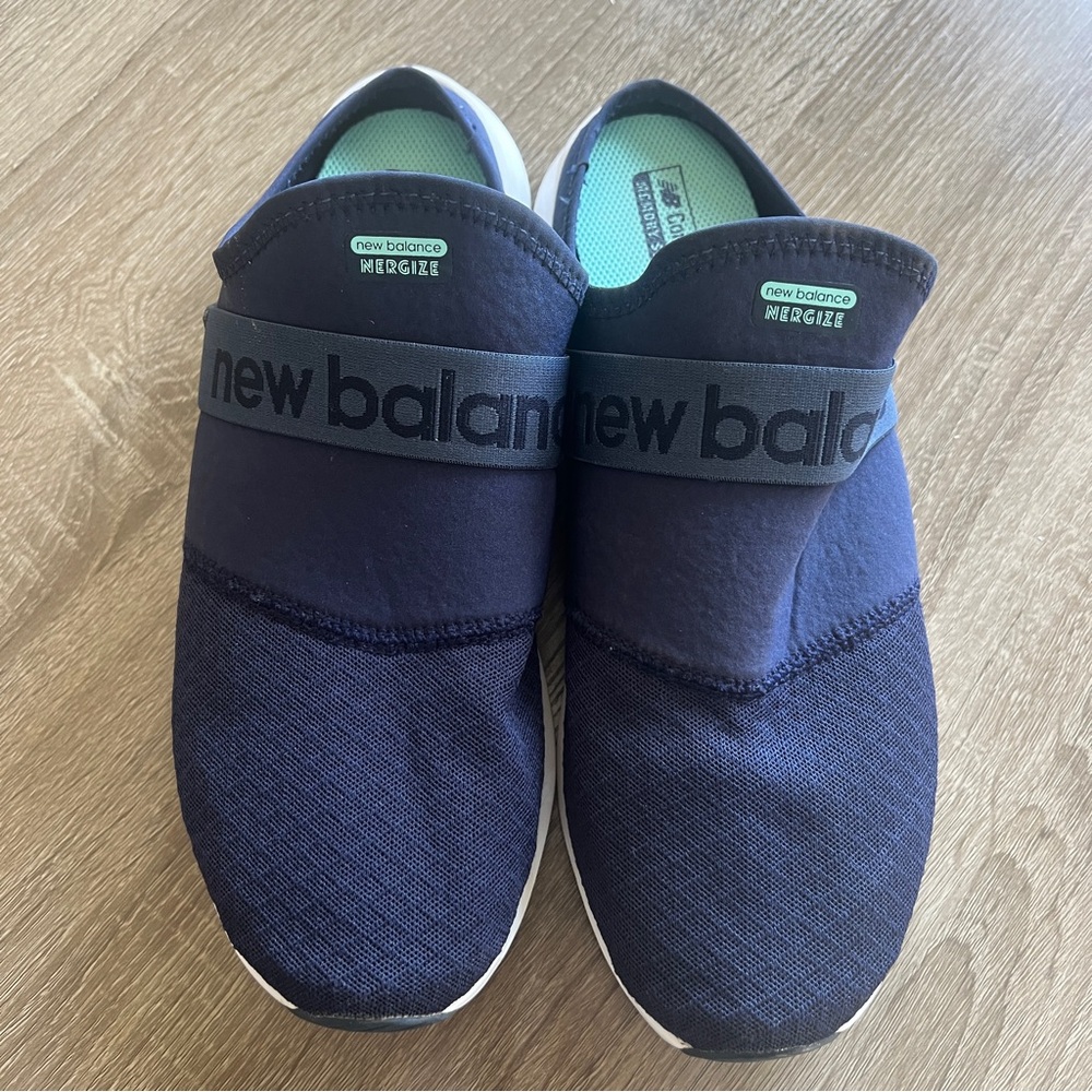 New Balance Blue Slip-On Energize Sneakers